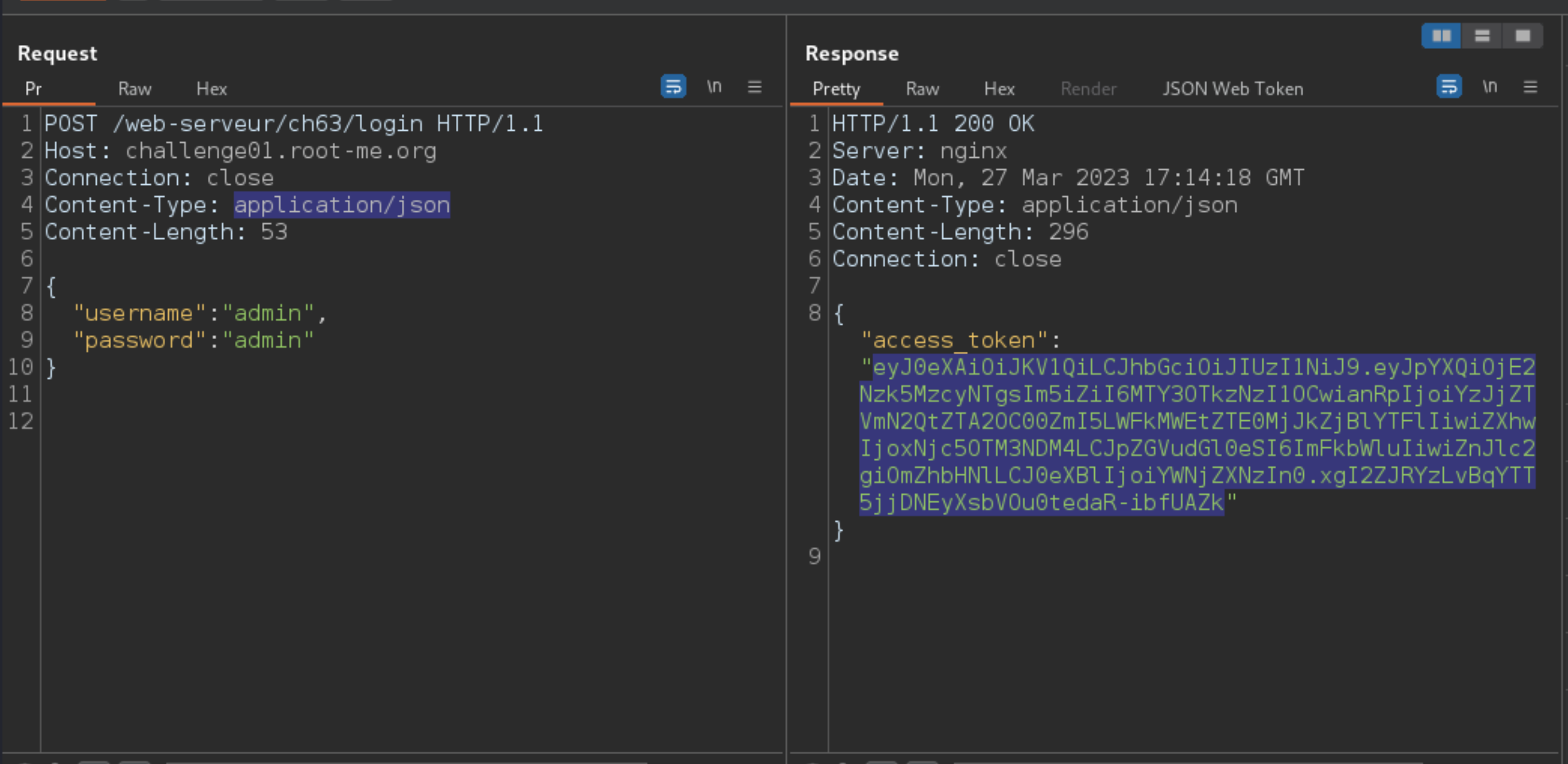 RootMe JWT jti